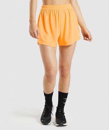 Dámské Šortky Gymshark Sportovní Loose Meruňka Oranžové | CZ 3868ILH